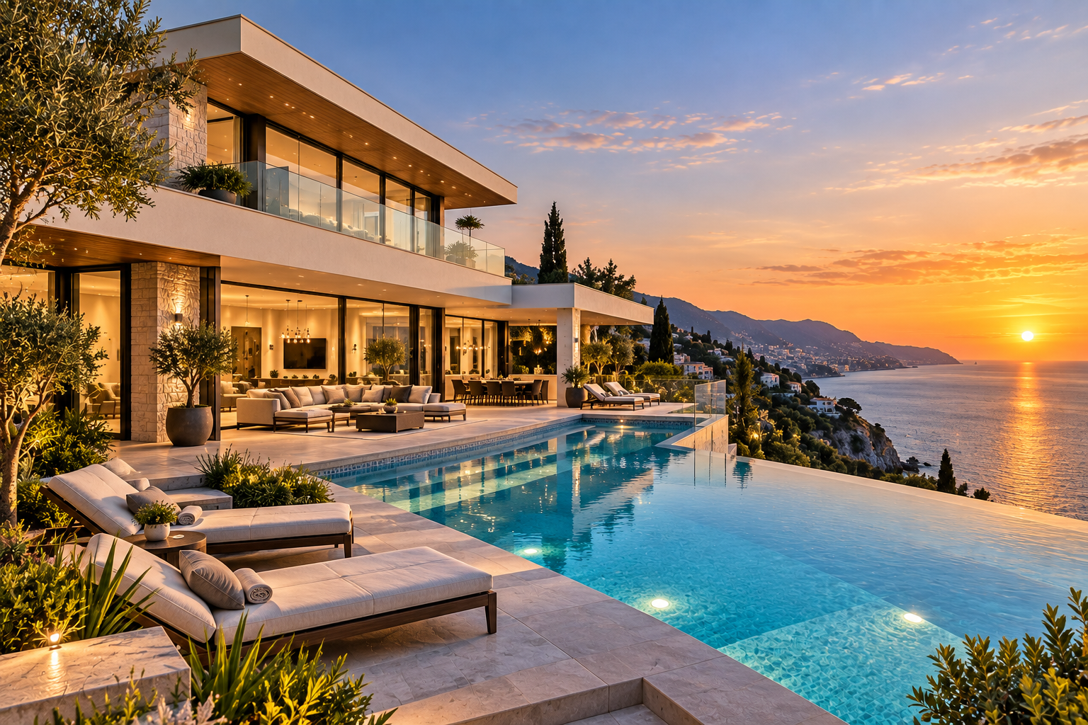 Ocean view villa